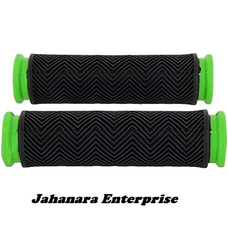Picture of Bike Handlebar Grips, Soft TPR Rubber (120mm), Bicycle Grip for Bicycle (Green)
