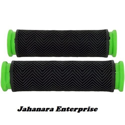 Picture of Bike Handlebar Grips, Soft TPR Rubber (120mm), Bicycle Grip for Bicycle (Green)