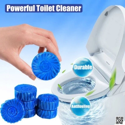 Picture of Automatic Flush Toilet Bowl Cleaner Tablets + 10 Pcs Tablets Bathroom Toilet Tank Cleaner