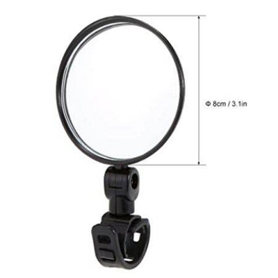 Picture of Bike Rearview Mirror 360° Rotary Cycling Bicycle Convex Glass Rear View Mirror