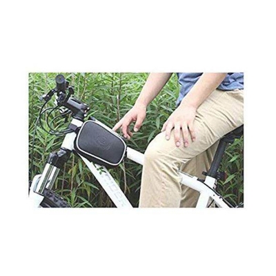Picture of Rainproof Bicycle Front Bag Pannier MTB Bike Top Tube Pouch Touch Screen Cycling Handlebar Frame Case 6.5in Phone Holder Support Bicycle Bag Bicycle Accessories