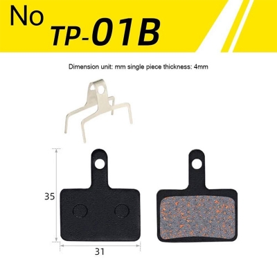 Picture of Brake Pads Resin Semi-Metallic Mountain Road Cycling Braking Disc Parts for BB8 NOVELA YINXING BOLIDS FOREVIR 2pc with spring