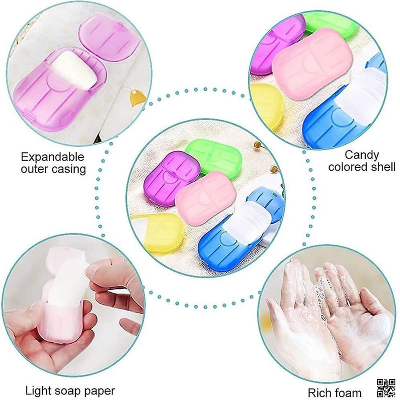 Picture of Portable hand washing Paper Soap, Disposable Paper Soap