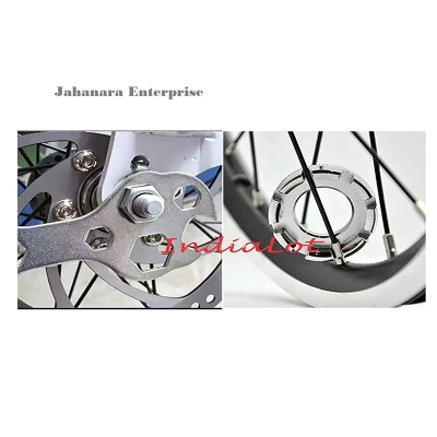 Picture of Bicycle 13 Spanner Tool with 6 Spokee Repair Tool Combo for Cycle Maintenance Tool