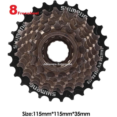 Picture of 8-Speed 12-28T Mtb Mountain Road Bike Freewheel Bicycle Flywheel Steel Thread Sprocket Positioning Flywheel - সাইকেল