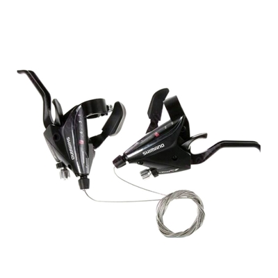 Picture of SHIMANO ST-EF65 3×8 Speed MTB Bike Bicycle Shifter&Brake Set Lever Black w/cable ( Made In Indonesia )
