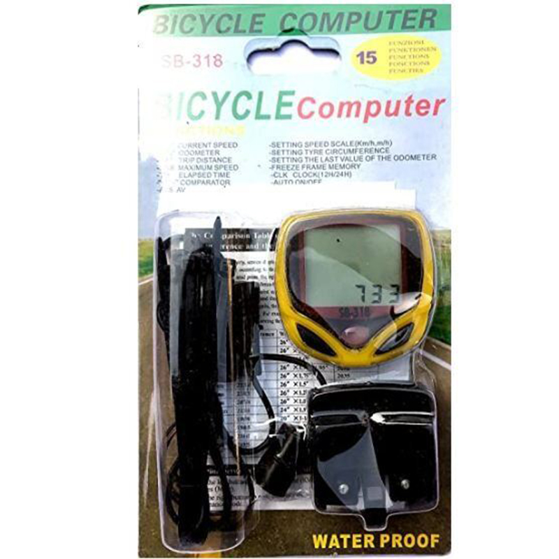 Picture of TOOL + Bicycle Cycle Computer Cyclometer Speedometer 15 Functions Combo Offer