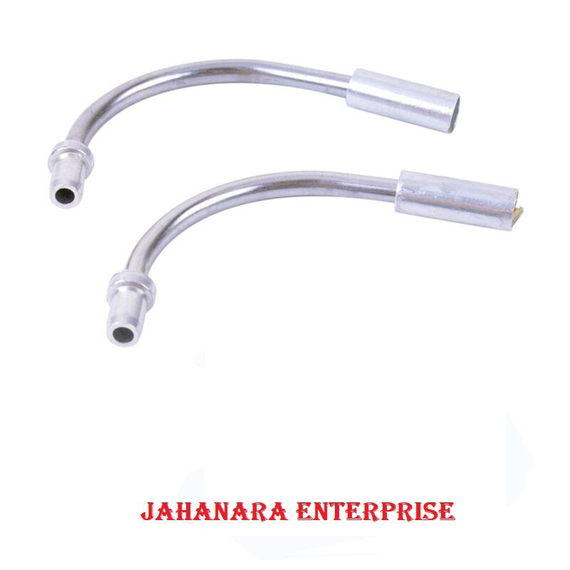 Picture of Bicycle Break Pipe Alloy 110 Degrees Bend Wire Guide Pipe Hose Js Cycling Supplies for Mountain Bike V Brake Noodles Cable Reduce Friction Brake Line 2 pcs