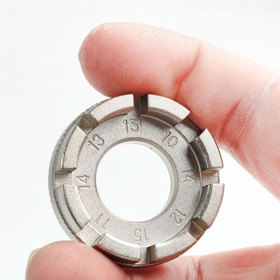 Picture of 1PCS Bicycle Spoke Nipple Wrench Bike 8 Way Spoke Nipple Key Wheel Rim Wrench Stainless Steel Repair Tool Key Bike Accessory