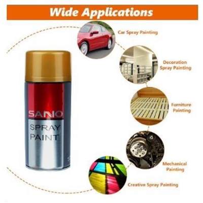 Picture of Golden Spray Paint -400ml Sanvo (Diamond Gold) 2599