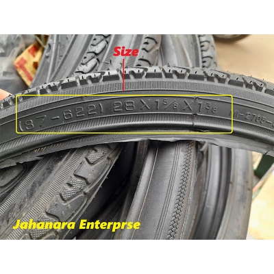 Picture of 28X1.5/8*1.3/8 Racing Tyre Bicycle Small Pattern Mountain Road Bike Tire 28*1.5/8-1.3/8  (37-622) 1pc