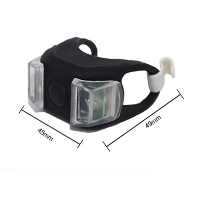 Picture of Silicon LED Bike Light Light Handle Light Waterproof Safety Alert Rear Back Lamp Battery Cycling Telolite - Cycle Accessories - cycle light