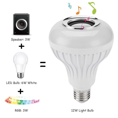 Picture of Taiwan Remote Controlled Bluetooth Devices music bulb lamp, Led Music BulbWith Bluetooth Speaker