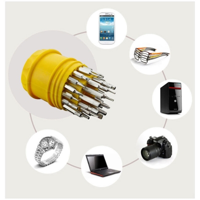Picture of 31 in 1 multi-function screw driver set, batch assembly set, professional magnetic screw maintenance tool