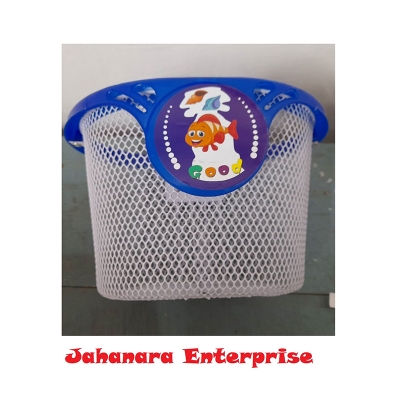 Picture of Bicycle Plastic & Iron Basket For Kids Bike Accessories Red/blue