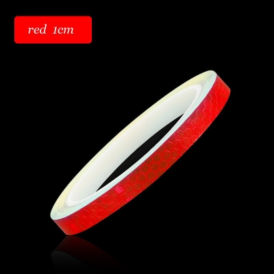 Picture of Bike Car Styling Reflective Fluorescent Stripe Tape Motorcycle Body Rim Wheel Stripe Stickers Reflective Rim Tape 4pc