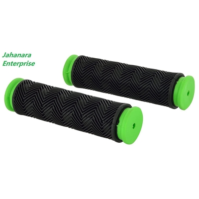 Picture of Bicycle Rubber Round Grips for Bicycle Road MTB Bike Handlebar (Pack of 2, Green)