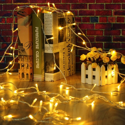 Picture of Party Lights Home Decoration Light 100 Led- Golden, Golden Fairy String Lights Christmas, Eid, birthday, Wedding Festival Party 30 Feets LED Decoration Lights - Fairy Lights