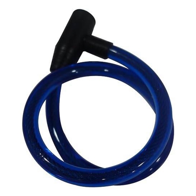 Picture of Heavy Duty Helmet Lock Anti-Theft Multipurpose Steel Cable Safety Lock with 2 Keys for Bike, Bicycle & Cycle