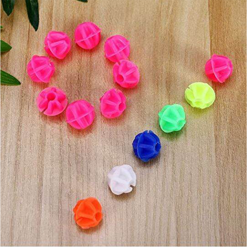 Picture of Bicycle Wheel Spoke Beads Luminous Plastic Clip Spoke Bead Bicycle Beads Wire Beads Decorations (Mix Color)