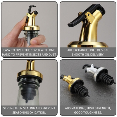 Picture of Oil Bottle Stopper Super Quality Lock Plug Seal Leak-proof Universal 1pc