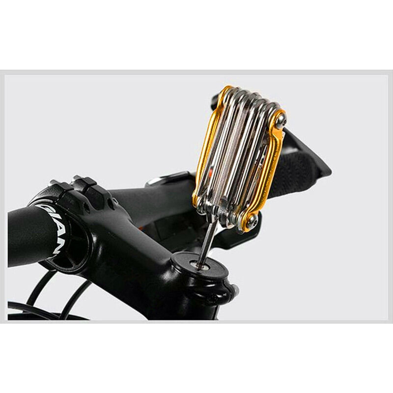 Picture of Bicycle Tools Heavy Duty 11 Function Folding Pocket Tool Motorcycle Accessories