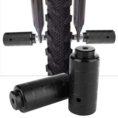 Picture of 2 PCS CYCLE FOOT REST OR FOOTPEGS WITH CYCLE ADJUSTABLE WATER BOTTLE HOLDER. Bicycle Bottle Holder