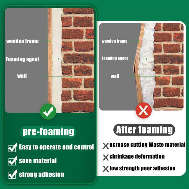 Picture of PU Foam Spray 750ml Expanding Spray Hardens In 3 Seconds PU Foam Sealant Waterproof & Plugged Holes