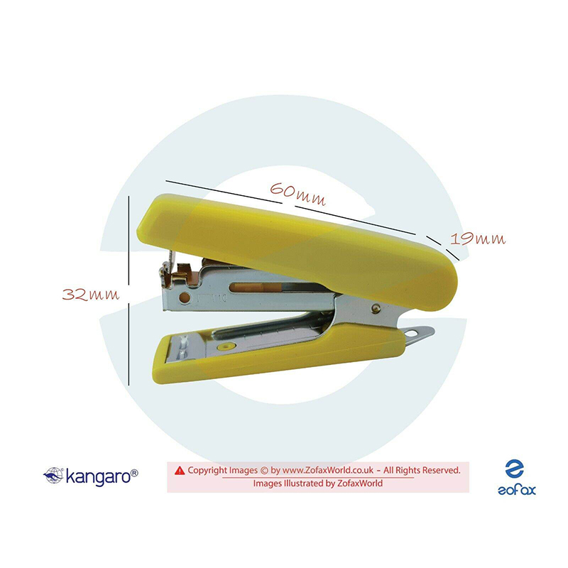 Picture of Kangaro Stapler Machine With 1000 Pcs Stapler pin Free (Indian, Mini-10)