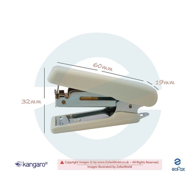 Picture of Kangaro Stapler Machine With 1000 Pcs Stapler pin Free (Indian, Mini-10)