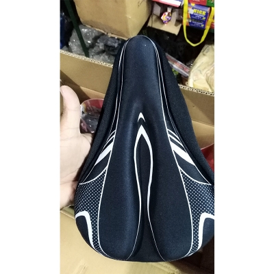 Picture of Bike Seat Cover Padded | Thick Silicone Gel Bicycle Saddle Cushion | Breathable Lightweight Comfortable Non-Slip Cover | For Road, Mountain & Stationary Bikes | Bicycle Accessories
