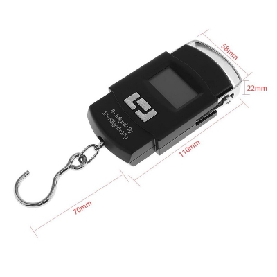 Picture of F1976-744E Portable Electronic Hanging Weight Scale Weighing Balance LCD Digital 0-50KG