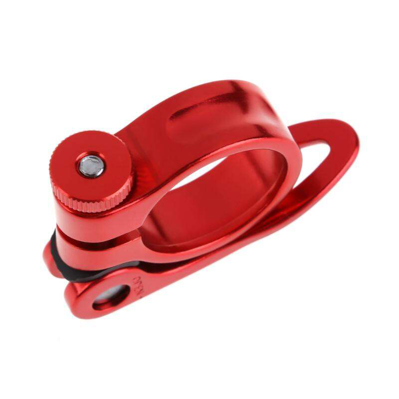 Picture of Aluminum Alloy Seatpost Clamp Quick 31.8mm MTB Bike Cycling Saddle Seat Post Clamp Quick Release Lock
