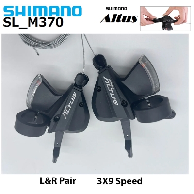 Picture of Bicycle Derailleurs SL-M370 MEGA 9 Drive Train 3/9 Speed 27 Speed Shift Lever MTB Bike Shifter Folding Bicycle Accessories