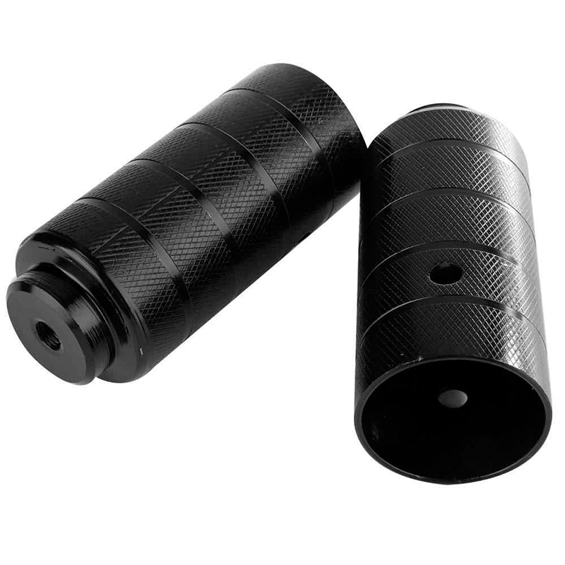 Picture of 2x BMX Steel Foot PEGS to suit 14mm Axles 38mm x 110mm PAIR BLACK Bicycle Footpegs Bicycle Accessories 2 pcs