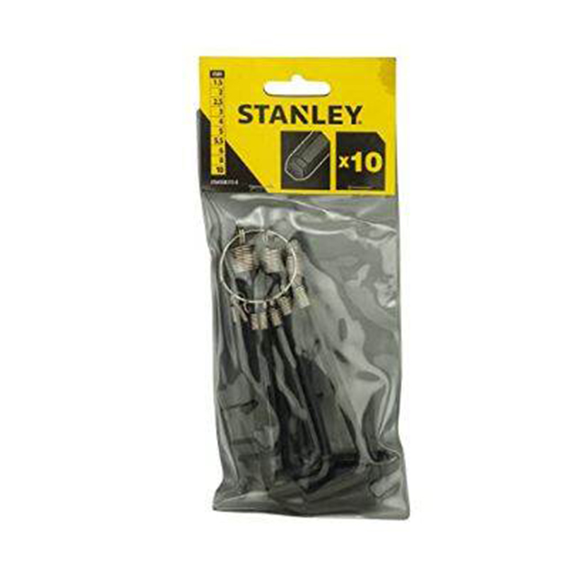 Picture of Steel Allen Hex Key Wrench Set - 10 Pieces (made in Taiwan)