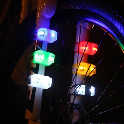 Picture of 2Pc LED Bicycle Safety Light Cycling Bike MTB lampu Lajak (3 Mode) Frog Strobe Tail Rear Light Warning Light - Cycle Accessories