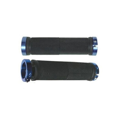 Picture of Adjustable Non-Slip Bike Handlebar Grips with Aluminum Alloy Lock-On Mounts - New