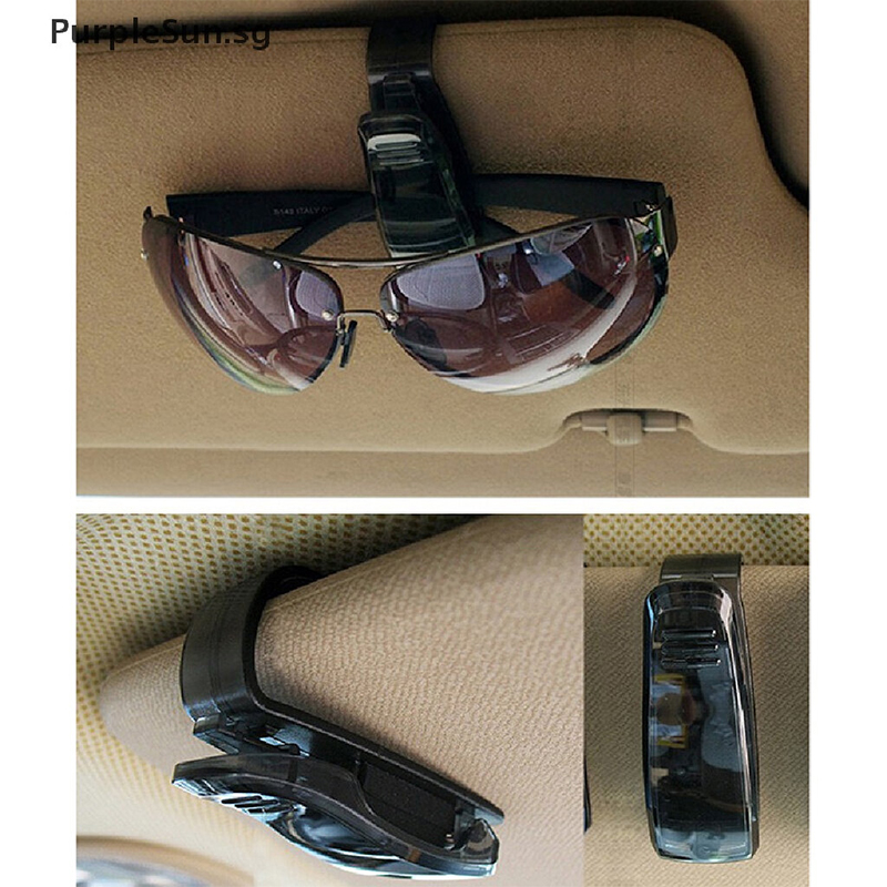 Picture of Car Accessories Sun Visor Sunglass Eyeglasses Glasses Card Pen Abs Holder 1pc