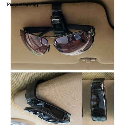 Picture of Car Accessories Sun Visor Sunglass Eyeglasses Glasses Card Pen Abs Holder 1pc
