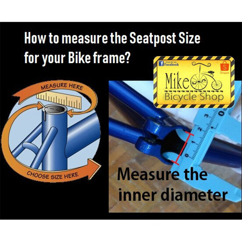 Picture of Bicycle Seat Post Ø25.4/Ø27.2/Ø28.6/Ø31.8 /Ø31.6 /Ø30.9 x400x 300mm Steel & Alloy Saddle Pipe Ø31.8 Wissco Bicycle Frame Seat Post Mountain Bicycle Seat Post 27.2- 31.8*300mm