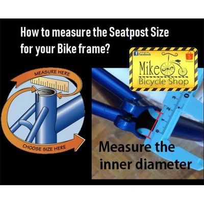 Picture of Bicycle Seat Post Ø25.4/Ø27.2/Ø28.6/Ø31.8 /Ø31.6 /Ø30.9 x400x 300mm Steel & Alloy Saddle Pipe Ø31.8 Wissco Bicycle Frame Seat Post Mountain Bicycle Seat Post 27.2- 31.8*300mm