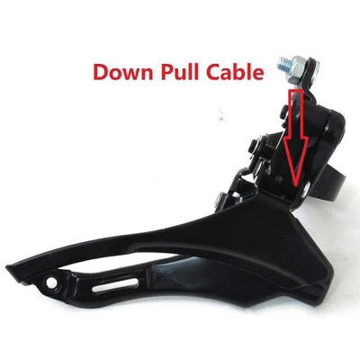 Picture of Shimano Front Derailleur ( Up & Lower Pull Wire )31.8mm Mounting Ring TZ30 6/7/8 Speed Bicycle Accessories - Bike - সাইকেল