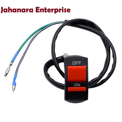 Picture of Handlebar Mounting Switch DC 12V Fog Lamp Switch for Head Light Electrical System (Red)