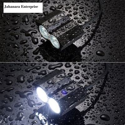 Picture of 2 LED Owl Eye Waterproof CREE LED Fog Light with High Beam/Low Beam Function for Bike/Motorcycle and Cars (20W, Black, 1 PC)