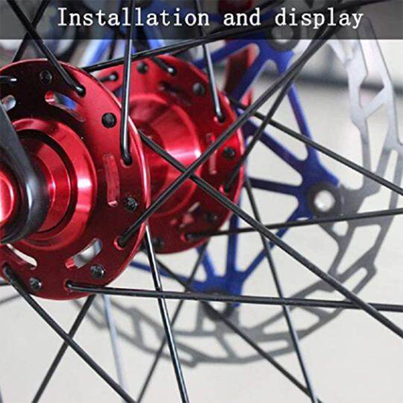 Picture of Bike Spokes 26" Any Bicycle Stainless Steel Bicycle Spokes With Nipples 36 pcs Black - সাইকেল