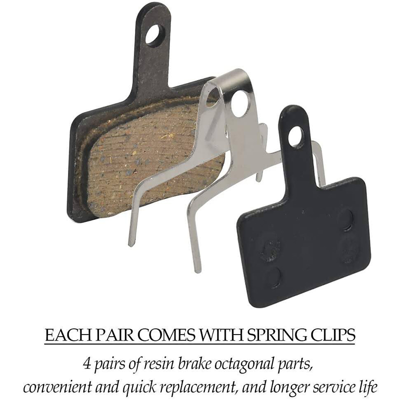 Picture of Bicycle Disc Brake Pads and spring, (4 pcs Pads+2pcs Spring) Oil Brake Shoe