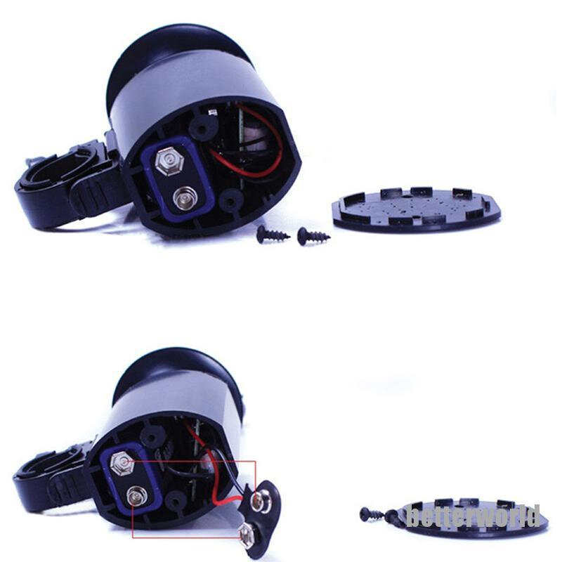 Picture of Electric Bike Horn 6 Sounds Super Loud Bicycle Handlebar Ring Bell Horn Bike Alarm Speaker Ultra Loud Speaker 1 Set Electric Bicycle Parts