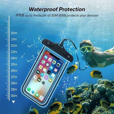 Picture of Waterproof Mobile Bag Protection for Virus Dust Rain Universal Smartphone for Rain