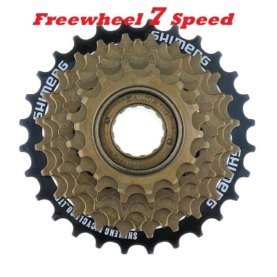 Picture of Bicycle Freewheel 7 Speed Mountain Bike Replacement Accessory BicycleAccessories  Heavy Duty Free